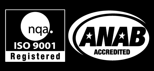 ISO 9001 Registered / ANAB Accredited