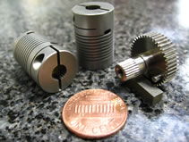 MILCO Wire EDM produces a wide variety of couplings, coup-links, splines, drive gears, housings, assemblies, blocks, tools, gears, cams, punches and inserts